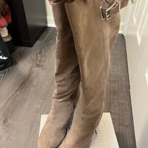 Jessica Simpson Taupe Over the Knee Boots